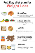 Weight loss diet plan